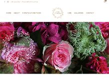 Tablet Screenshot of limeflowers.com.au
